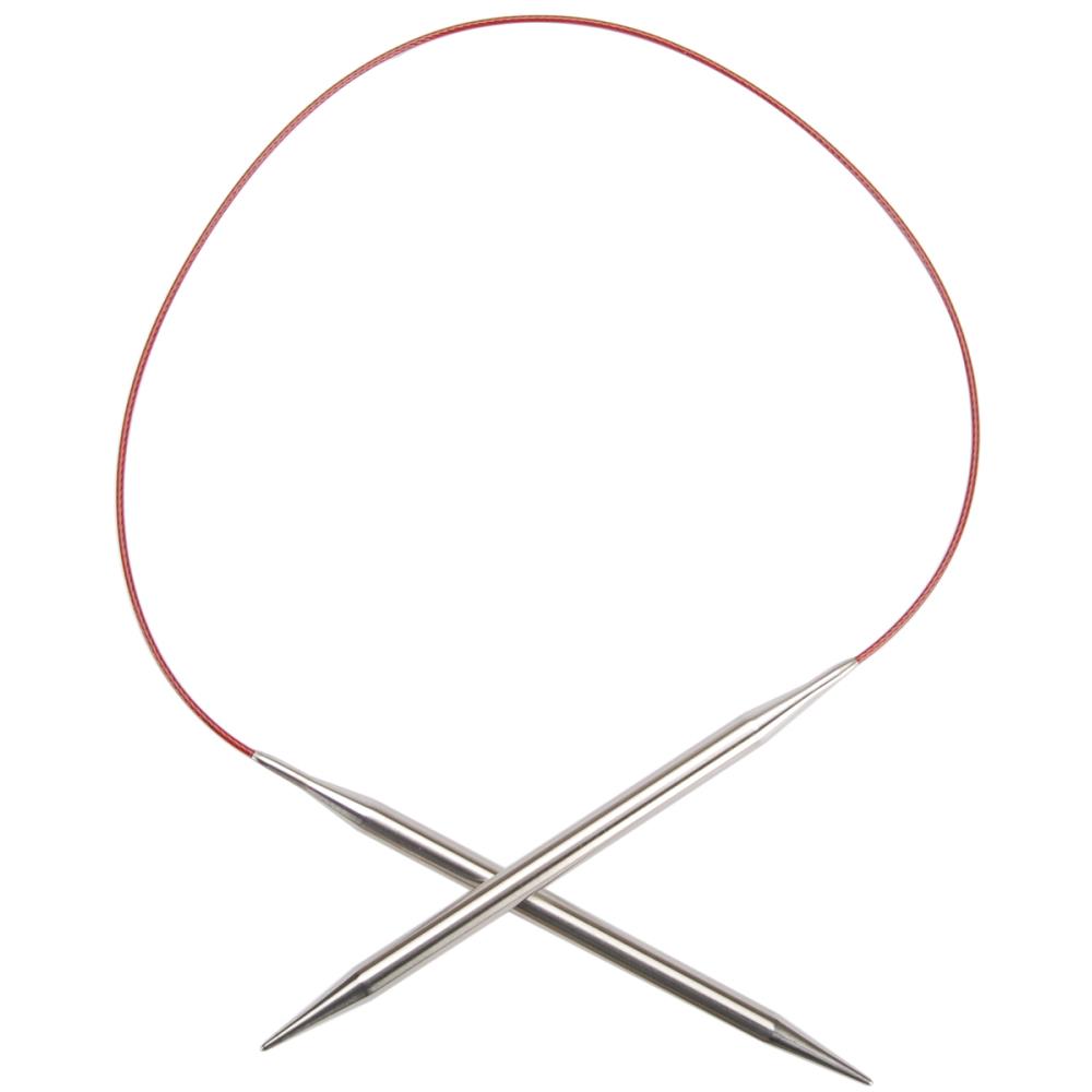 Red Lace Stainless Circular Knitting Needles